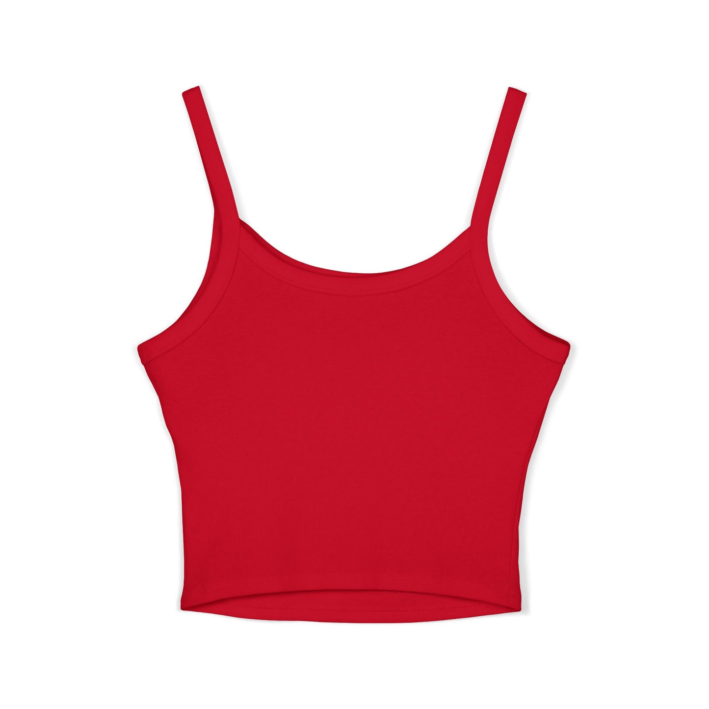 Spaghetti Tank Top — "Master Peace" Gothic Script Crop Tank