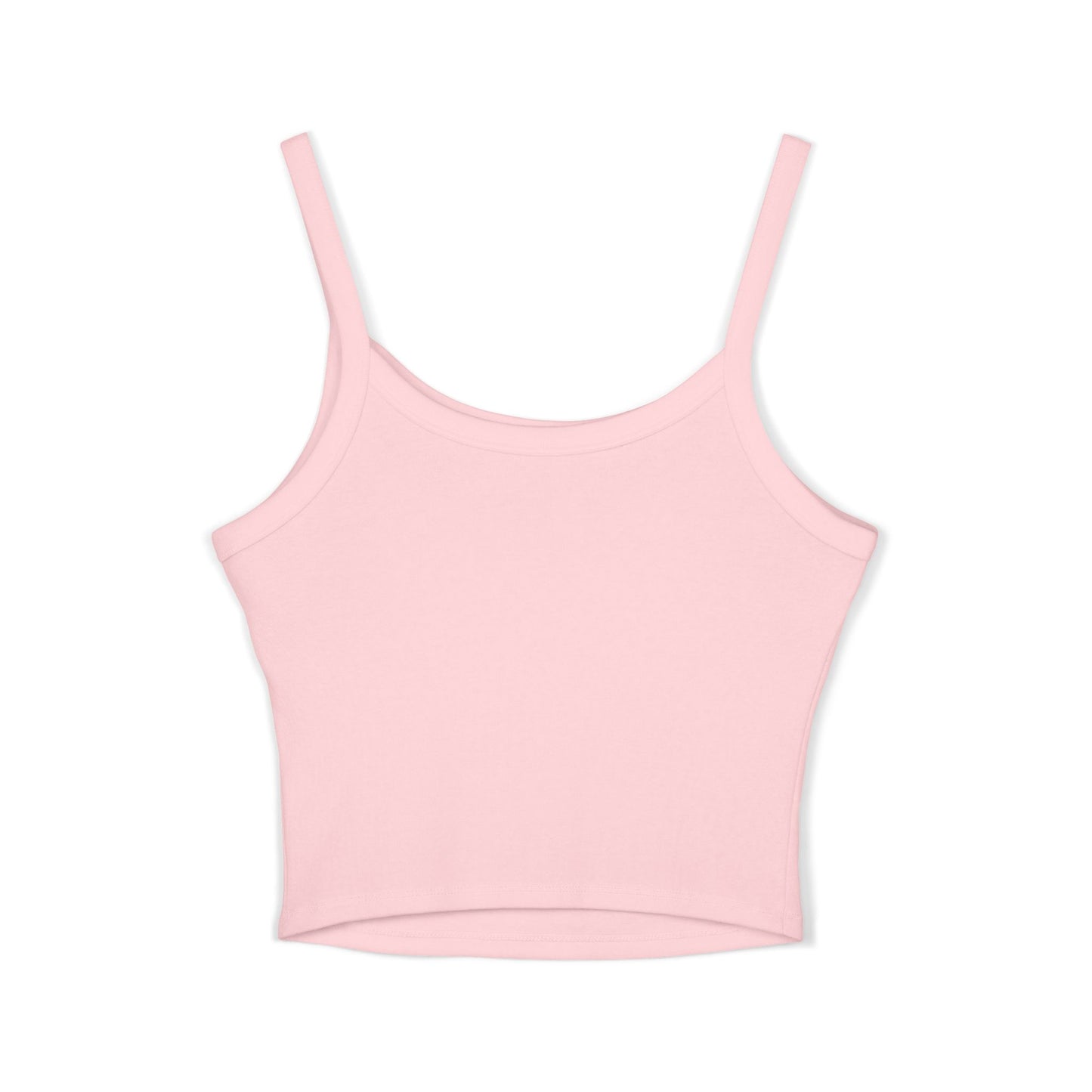 Spaghetti Tank Top — "Master Peace" Gothic Script Crop Tank