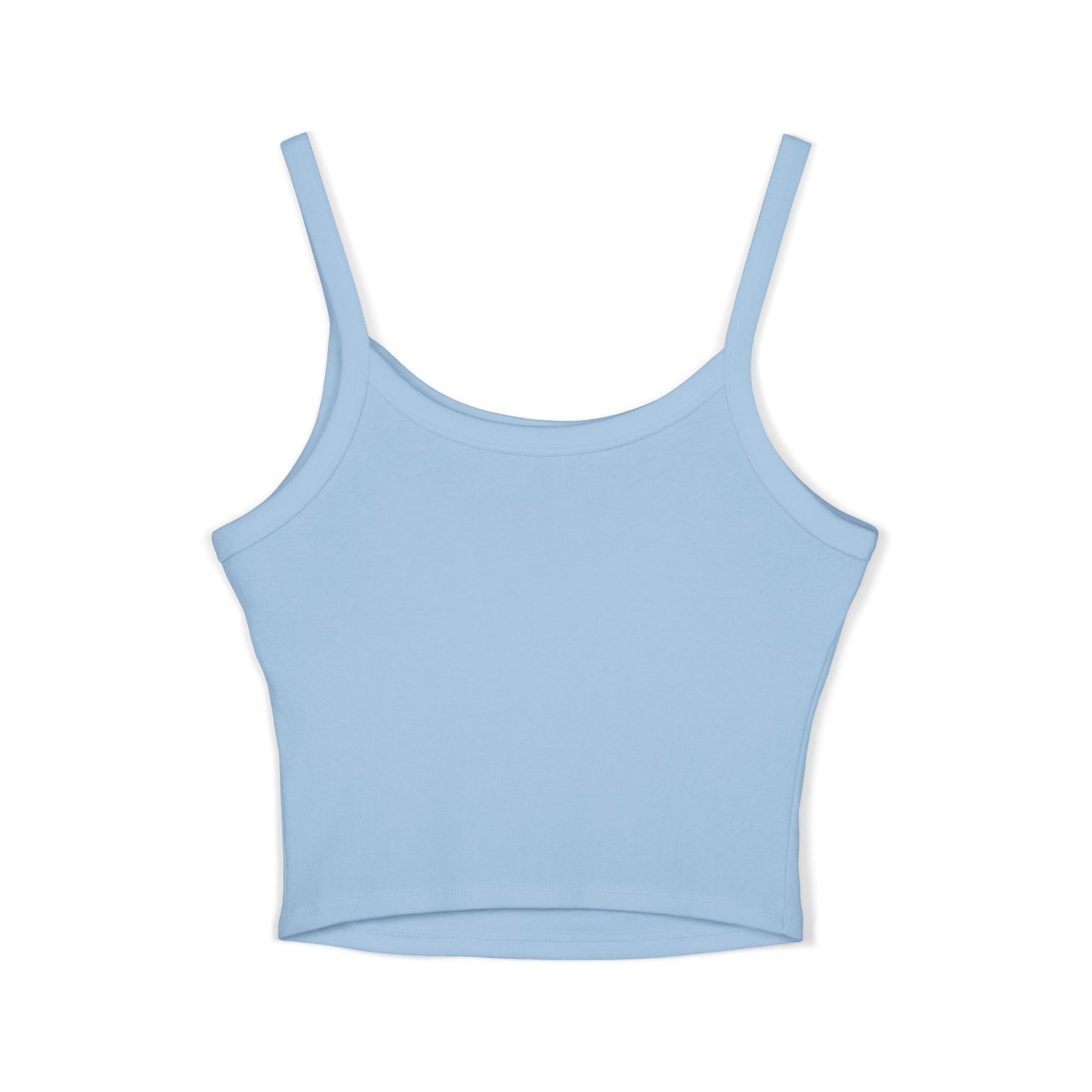Spaghetti Tank Top — "Master Peace" Gothic Script Crop Tank